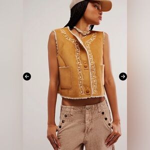 Free People Travelers Suede Vest